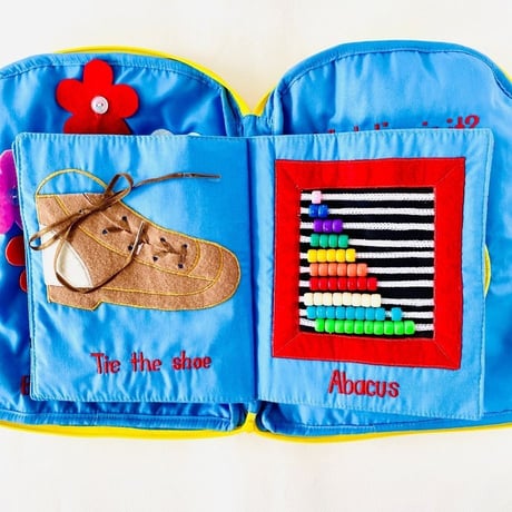英語であそぶ布絵本「さあ、できるかな? 」  My Learning Bag　 リュック型