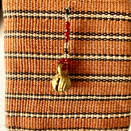 ティナラク織のパスケース  (横縞)