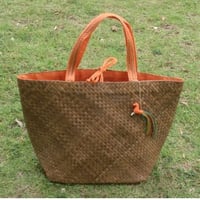 バリュウリーフのビッグトート　Bariw leaves