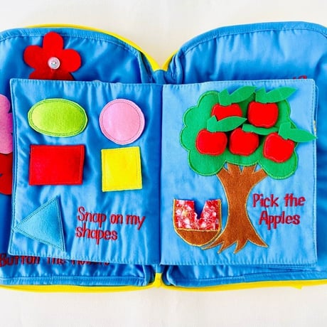 英語であそぶ布絵本「さあ、できるかな? 」  My Learning Bag　 リュック型