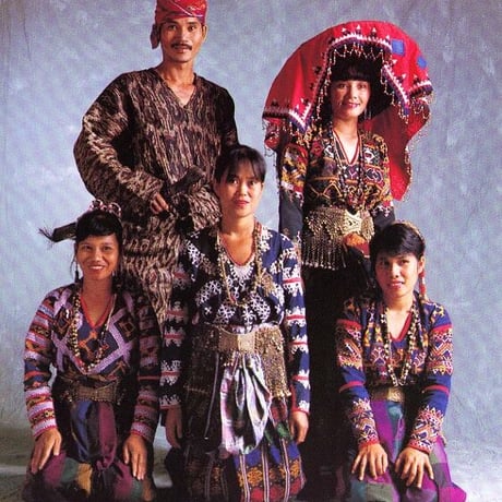 ティナラク織のパスケース  (横縞)