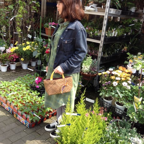 バリュウリーフのミニトート　Bariw Leaves