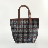 伝統織物ビナクル　トートバッグS / サンパギータ　Sampaguita