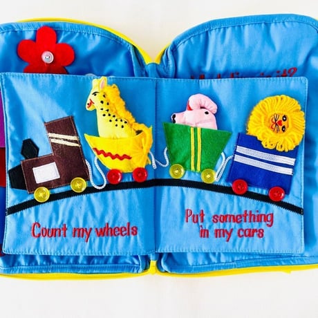 英語であそぶ布絵本「さあ、できるかな? 」  My Learning Bag　 リュック型