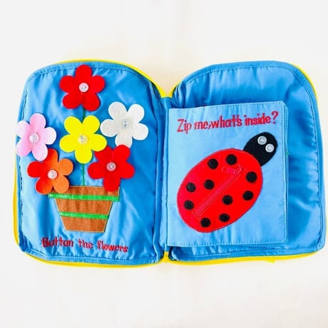 英語であそぶ布絵本「さあ、できるかな? 」  My Learning Bag　 リュック型