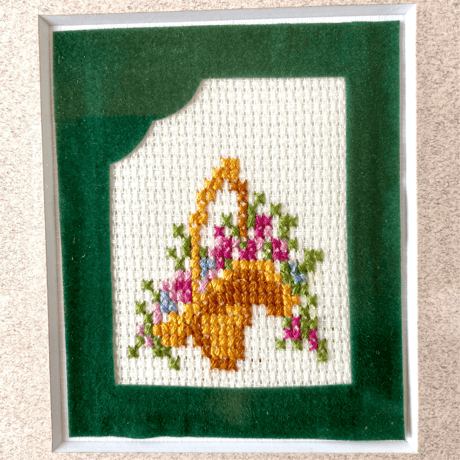 サザンクロス・フラワー刺繍額   (花8種)