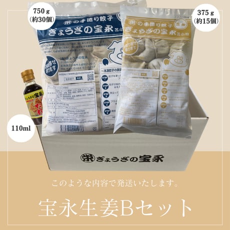 宝永生姜Bセット【送料込】