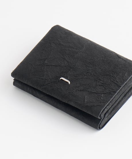 PAPER SHORT WALLET ( L.BROWN / BLACK )