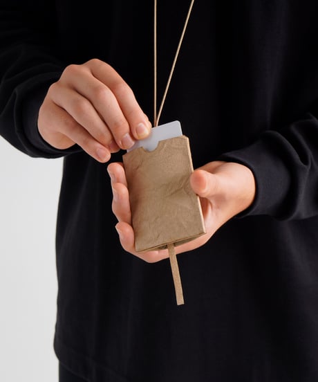 PAPER LEATHER KEY / CARD HOLDER ( 3 colors )