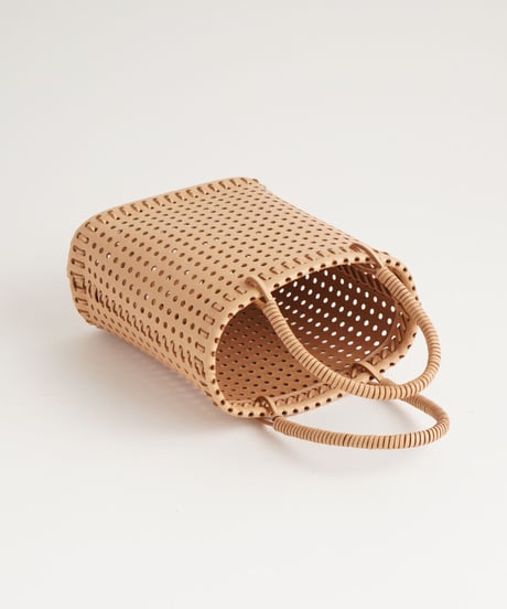 "KAGO" MINI BAG - M ( NUDE / BLACK )