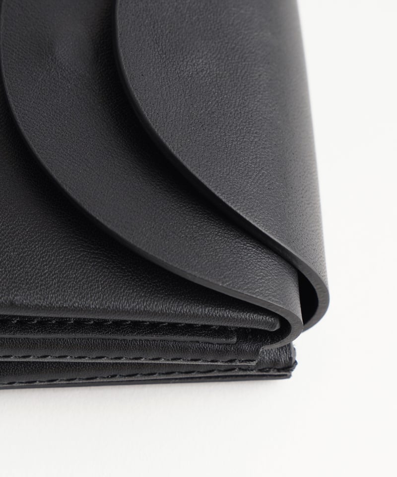 FOLD 2F WALLET ( ICE GRAY / BLACK ) | i ro se