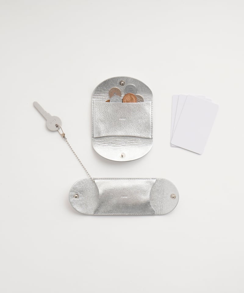 FOLD KEY WALLET-2 ( SILVER ) | i ro se Officia