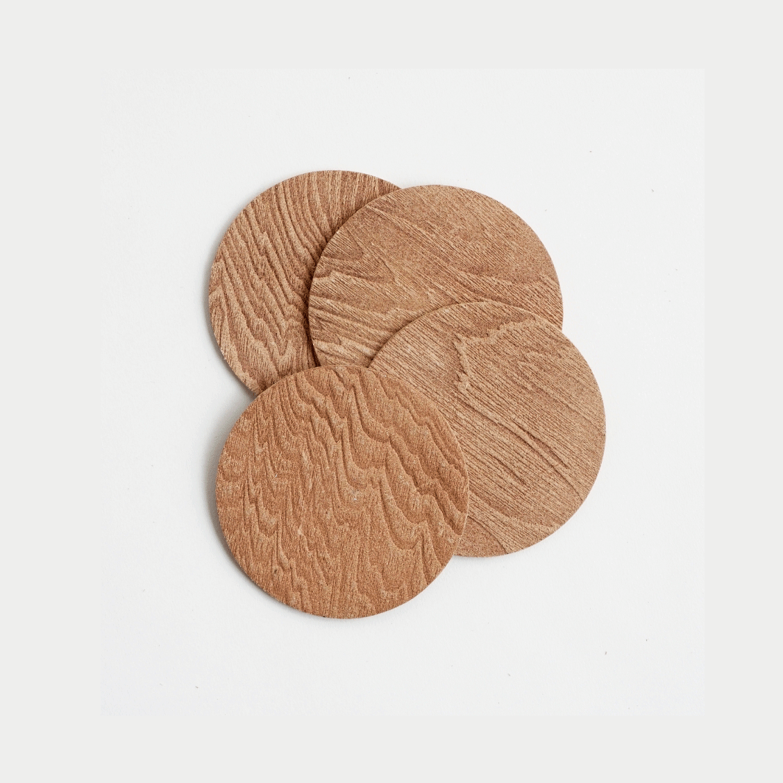 PLYWOOD LEATHER COASTER | i ro se Official On