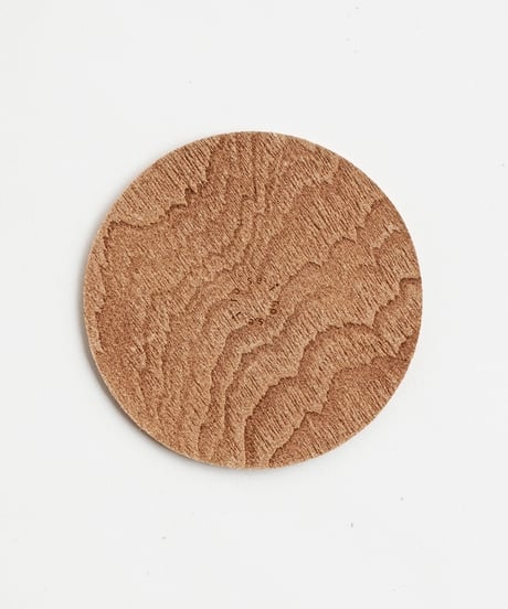 PLYWOOD LEATHER COASTER