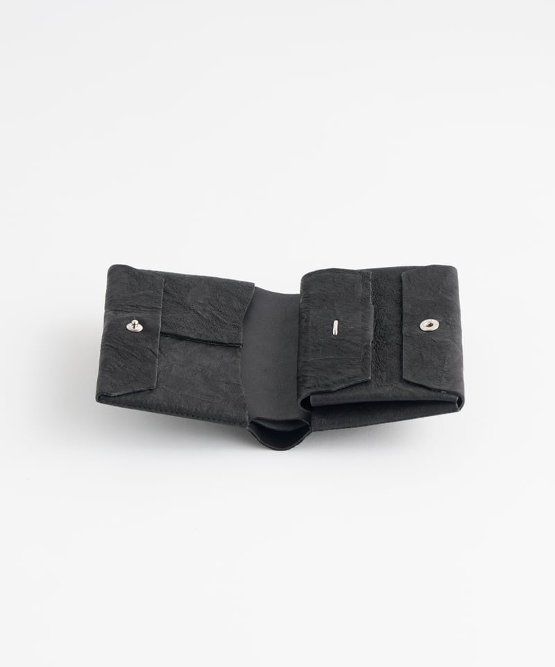 小物 irose paper short wallet black PAPER SHORT WALLET ( L.BROWN / BLACK ) | i ro s