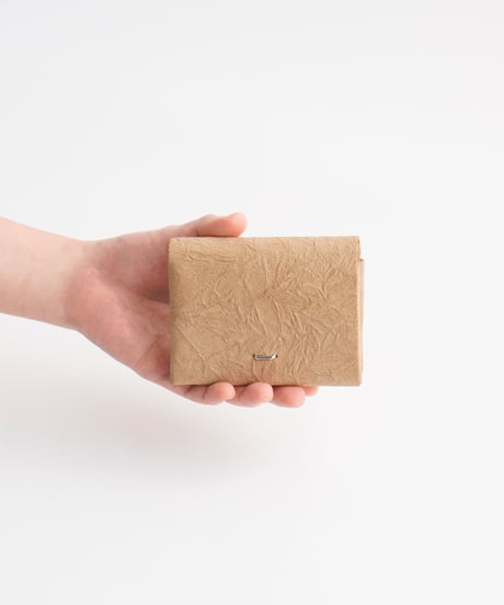 PAPER SHORT WALLET ( L.BROWN / BLACK )