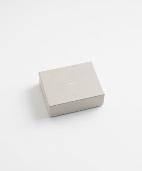 SEAMLESS "WAXED LEATHER" MINI WALLET-2 ( ICE BLUE )