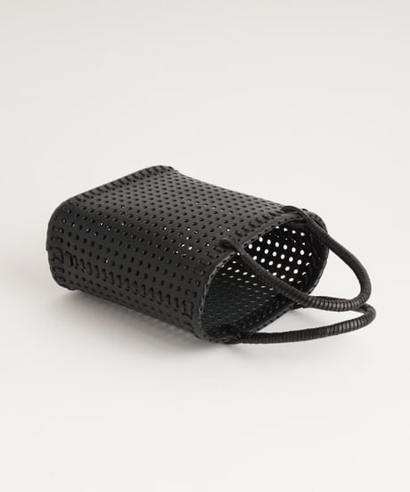 "KAGO" MINI BAG - M ( NUDE / BLACK )