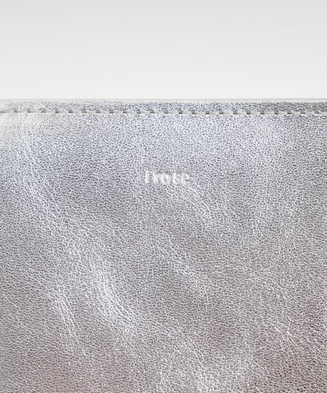 SLANT SHORT WALLET ( SILVER )