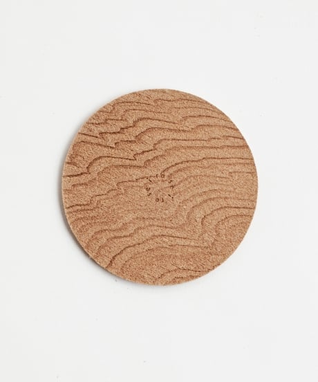 PLYWOOD LEATHER COASTER