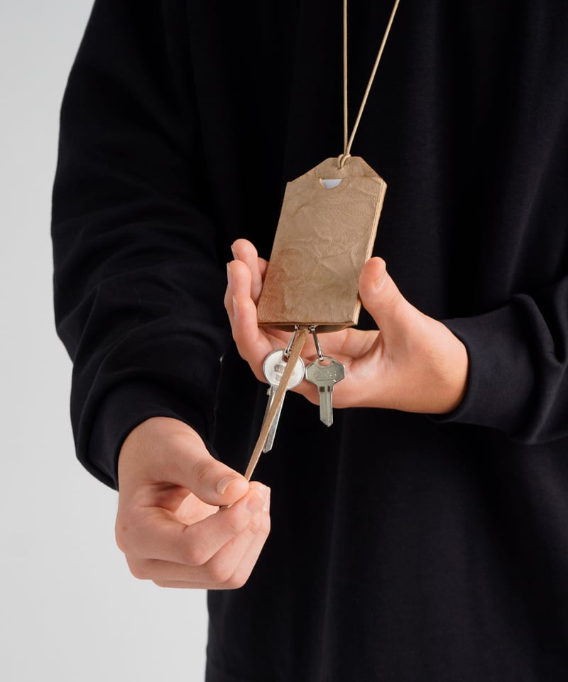 PAPER LEATHER KEY / CARD HOLDER ( 3 colors ) |