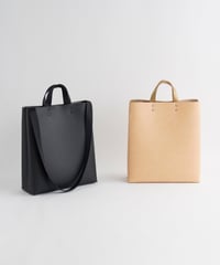SEAMLESS TOTE BAG - L ( NUDE / BLACK )