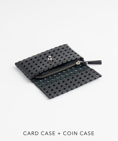 "KAGO" CARD CASE / WALLET ( NUDE / BLACK )