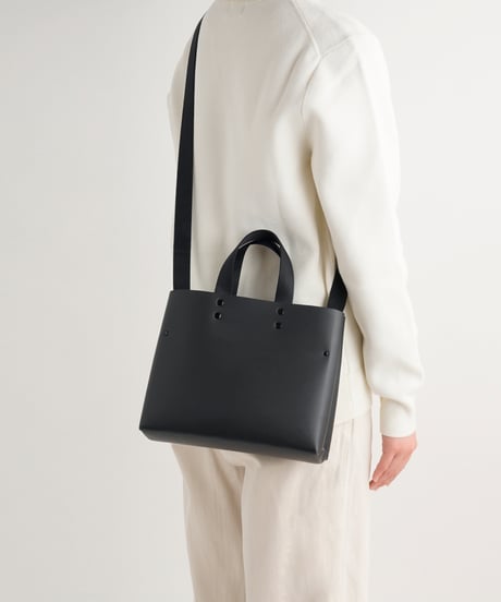 SEAMLESS TOTE BAG - S ( NUDE / BLACK )