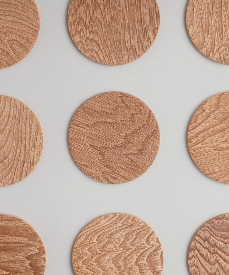 PLYWOOD LEATHER COASTER | i ro se Official On PLYWOOD LEATHER COASTER | i ro se Official On