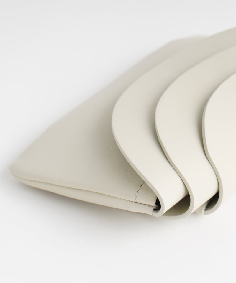 FOLD LONG WALLET ( ICE GRAY / BLACK ) | i ro s