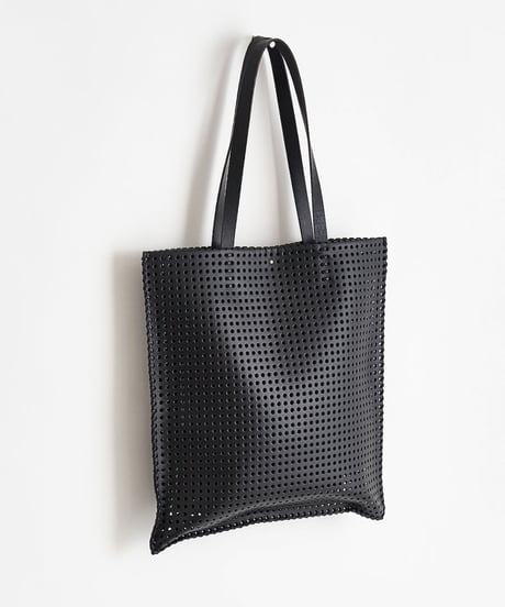 "KAGO" FLAT BAG - L ( NUDE / BLACK )