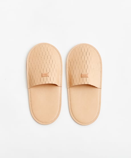 "net" room shoes ( NUDE / BLACK )