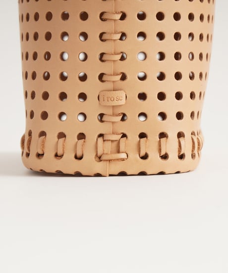 "KAGO" MINI BAG - M ( NUDE / BLACK )