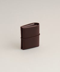 SEAMLESS "CLASSIC LEATHER" MINI WALLET -2 ( D.BROWN )