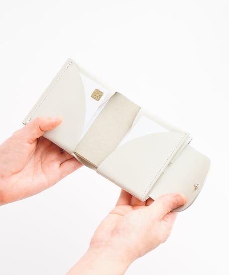 FOLD 2F WALLET ( ICE GRAY / BLACK )