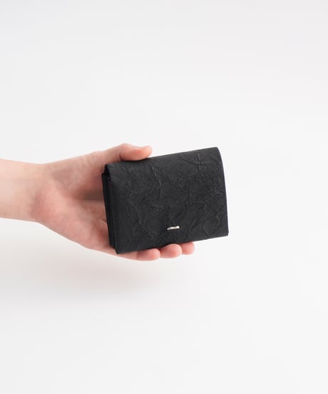 PAPER SHORT WALLET ( L.BROWN / BLACK )
