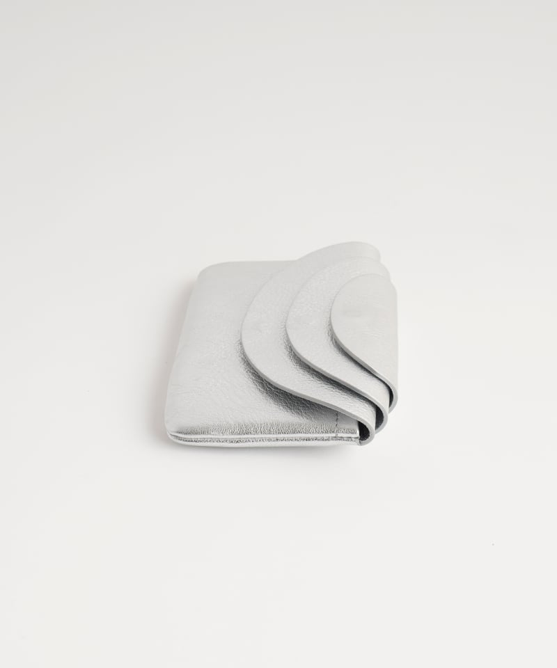 FOLD LONG WALLET ( SILVER ) | i ro se Officia