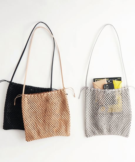 "NET" SHOULDER BAG  L   ( 3 colors )