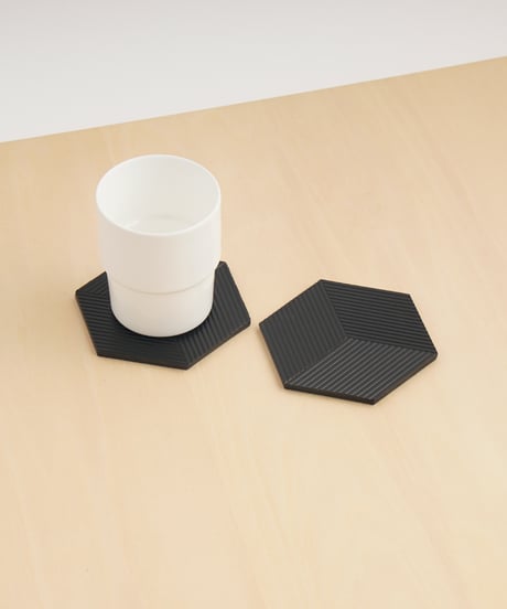 "KAGOME" LEATHER COASTER