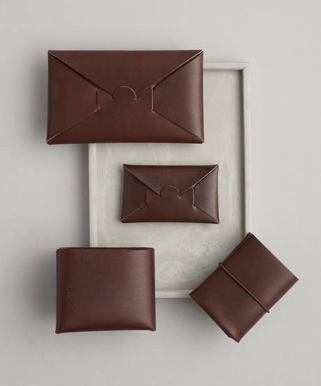 SEAMLESS "CLASSIC LEATHER" LONG WALLET  ( D.BROWN )