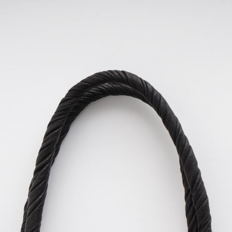 PAPER LEATHER TOTE BAG - S ( L.BROWN / BLACK )