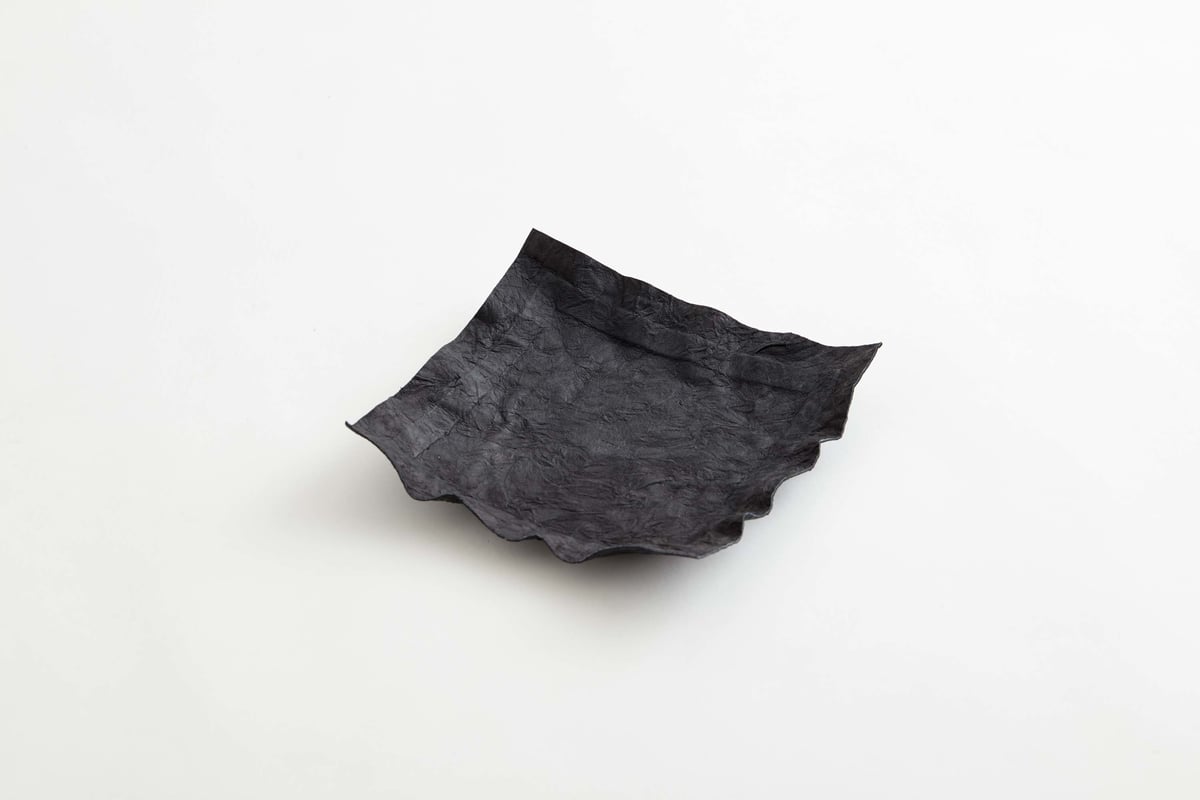 PAPER LEATHER TRAY ( 2 colors ) | i ro se Offi