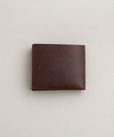 SEAMLESS "CLASSIC LEATHER" SHORT WALLET  ( D.BROWN )
