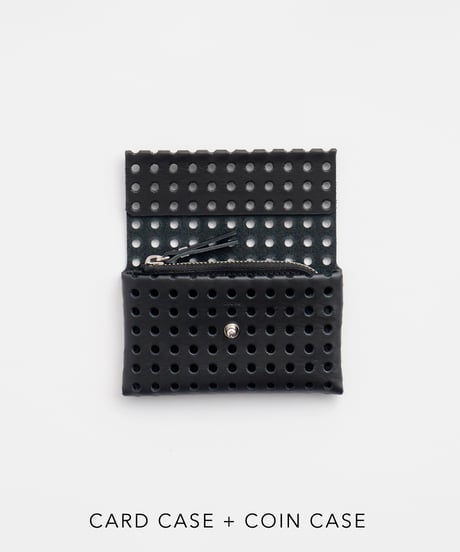 "KAGO" CARD CASE / WALLET ( NUDE / BLACK )