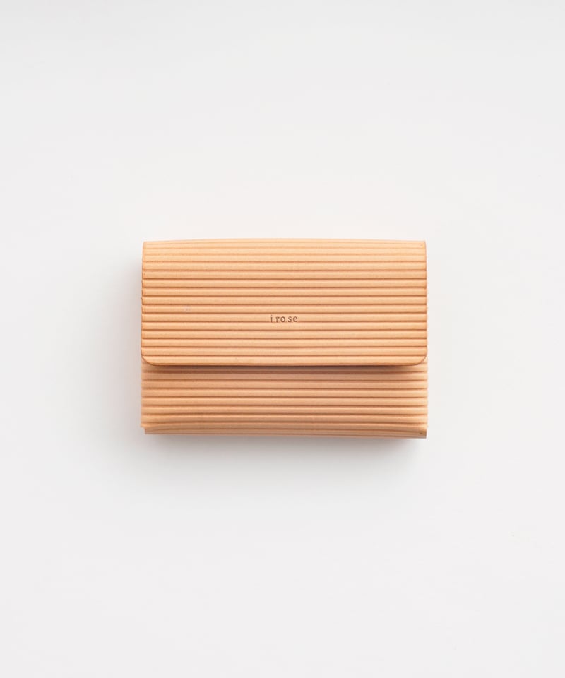【iDEAL】エレガント☆ビーガンレザー・スタッズ〇カード収納OK CARDBOARD CARD WALLET ( 2 colors ) | i ro se