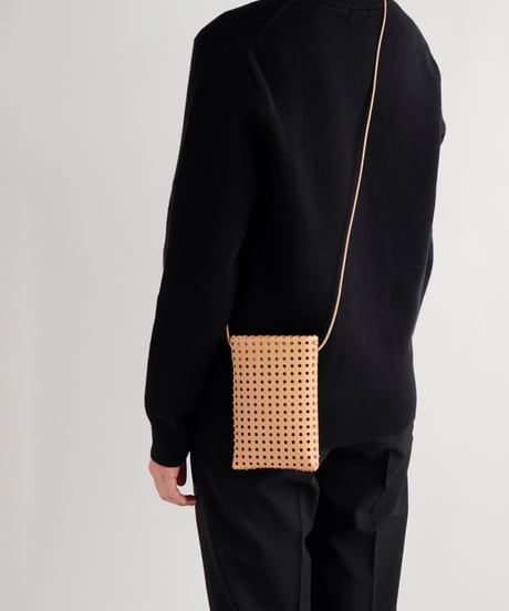 "KAGO" MINI SHOULDER 01 ( NUDE / BLACK )