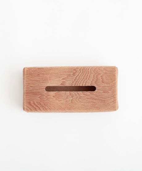 PLYWOOD LEATHER TISSUE BOX CASE