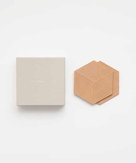 "KAGOME" LEATHER COASTER