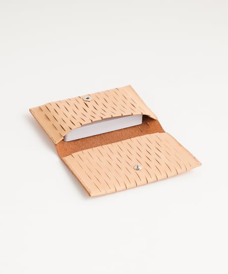 NET CARD CASE / WALLET ( NUDE / BLACK )
