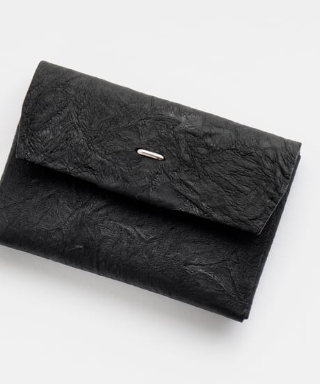 PAPER CARD CASE / WALLET ( L.BROWN / BLACK )